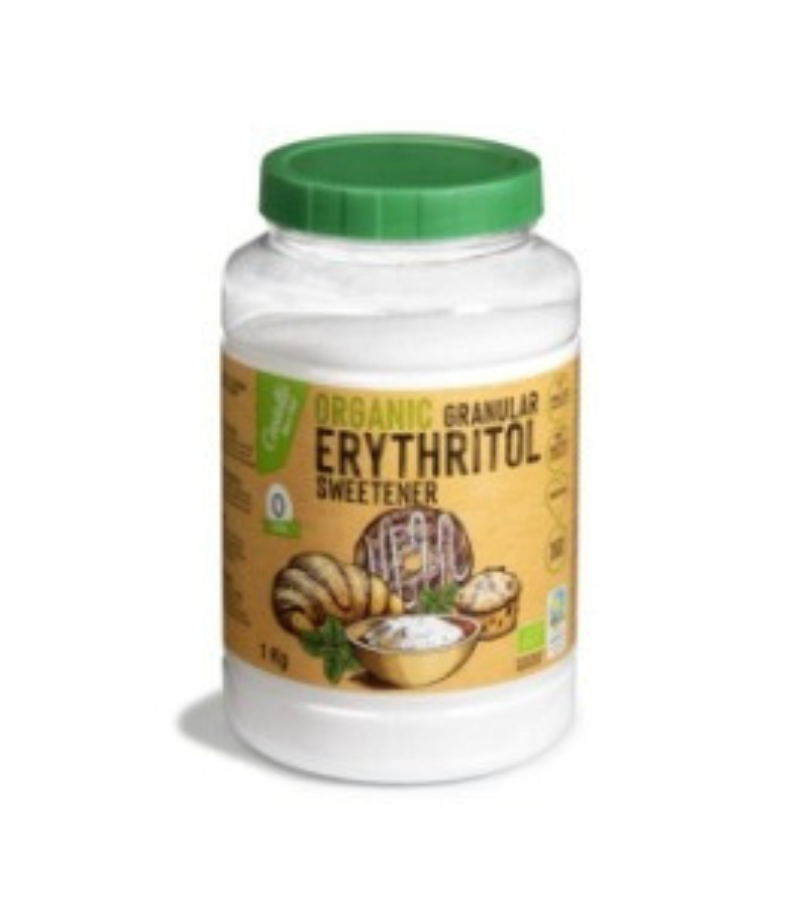 Diseño sin título (55) ERITRITOL ORGÁNICO BOTE REDONDO 1000G - Imagen 1